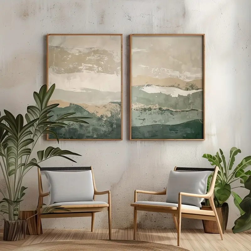 2 adet/takım Wabi Sabi Soyut G - Photography Geometry incelemesi ve fiyatı