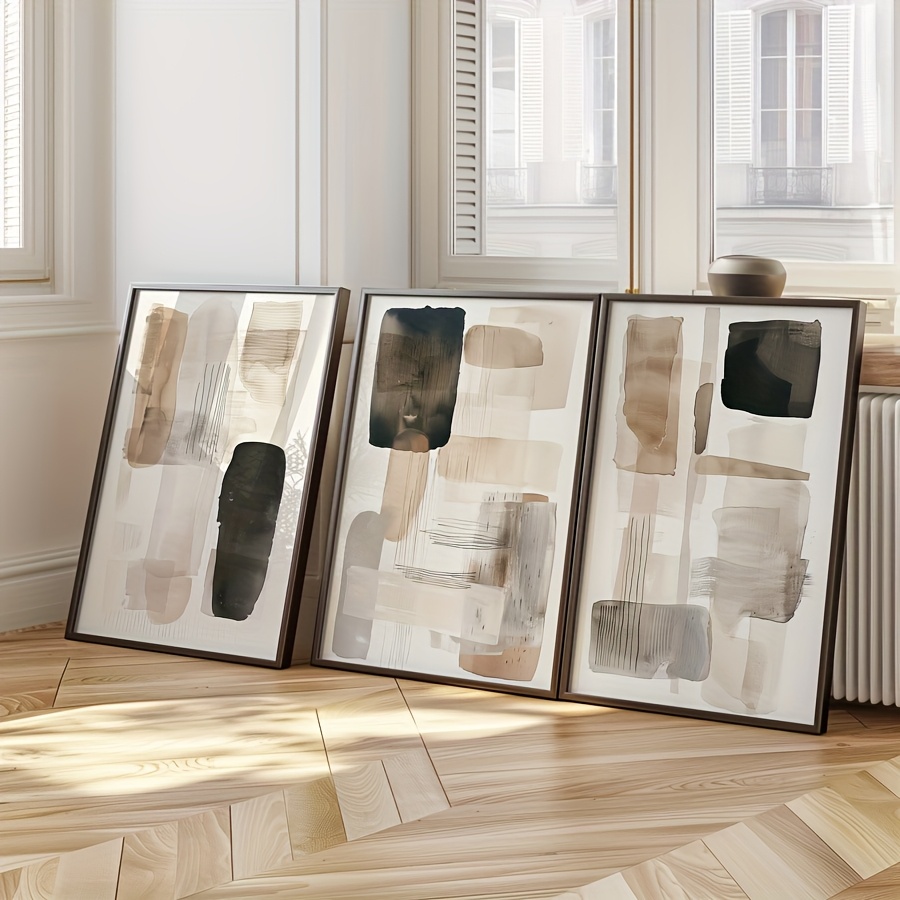 3 adet çerçevesiz siyah bej ba - Photography Geometry incelemesi ve fiyatı